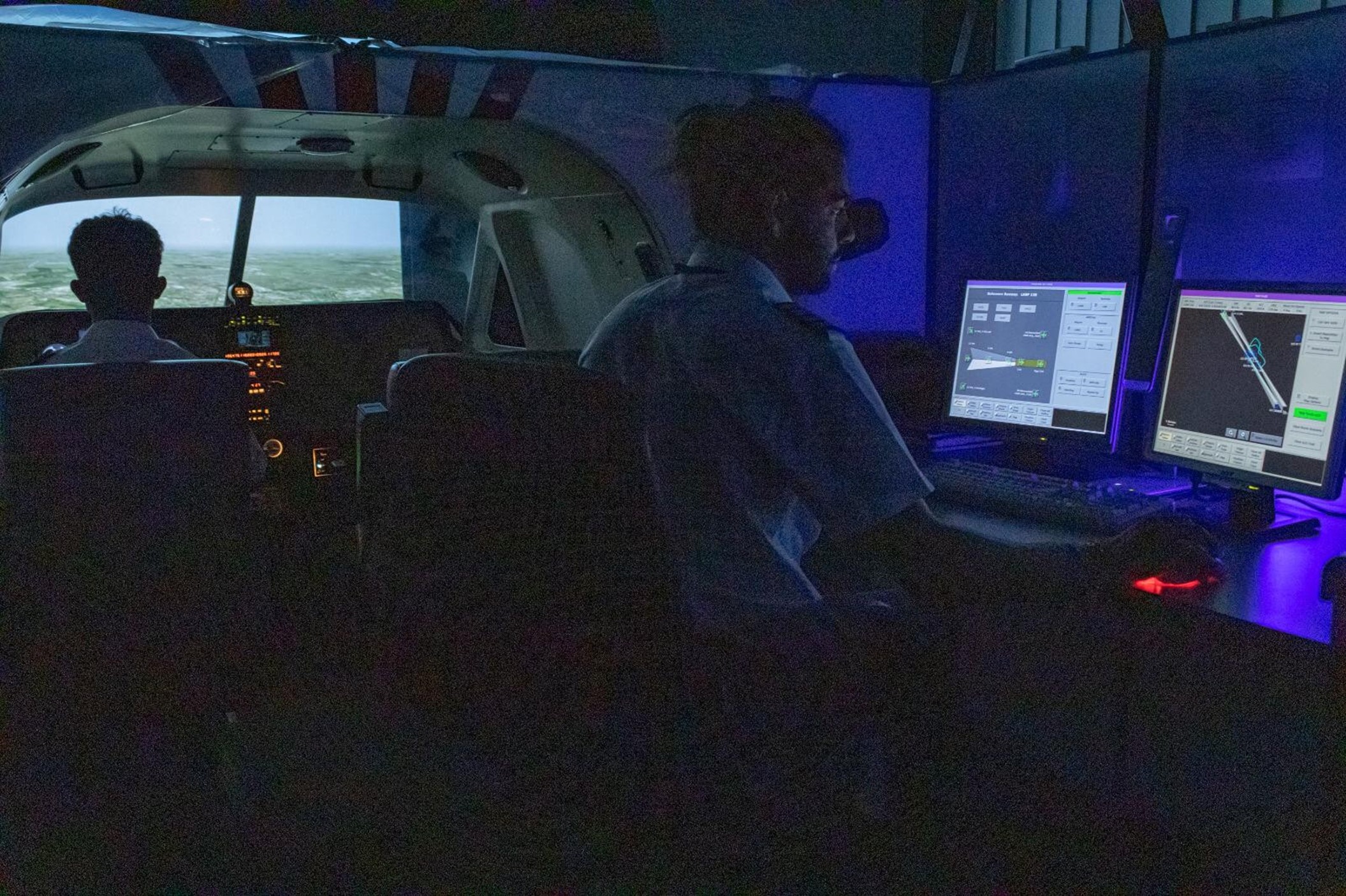 Flight Simulator Training Session