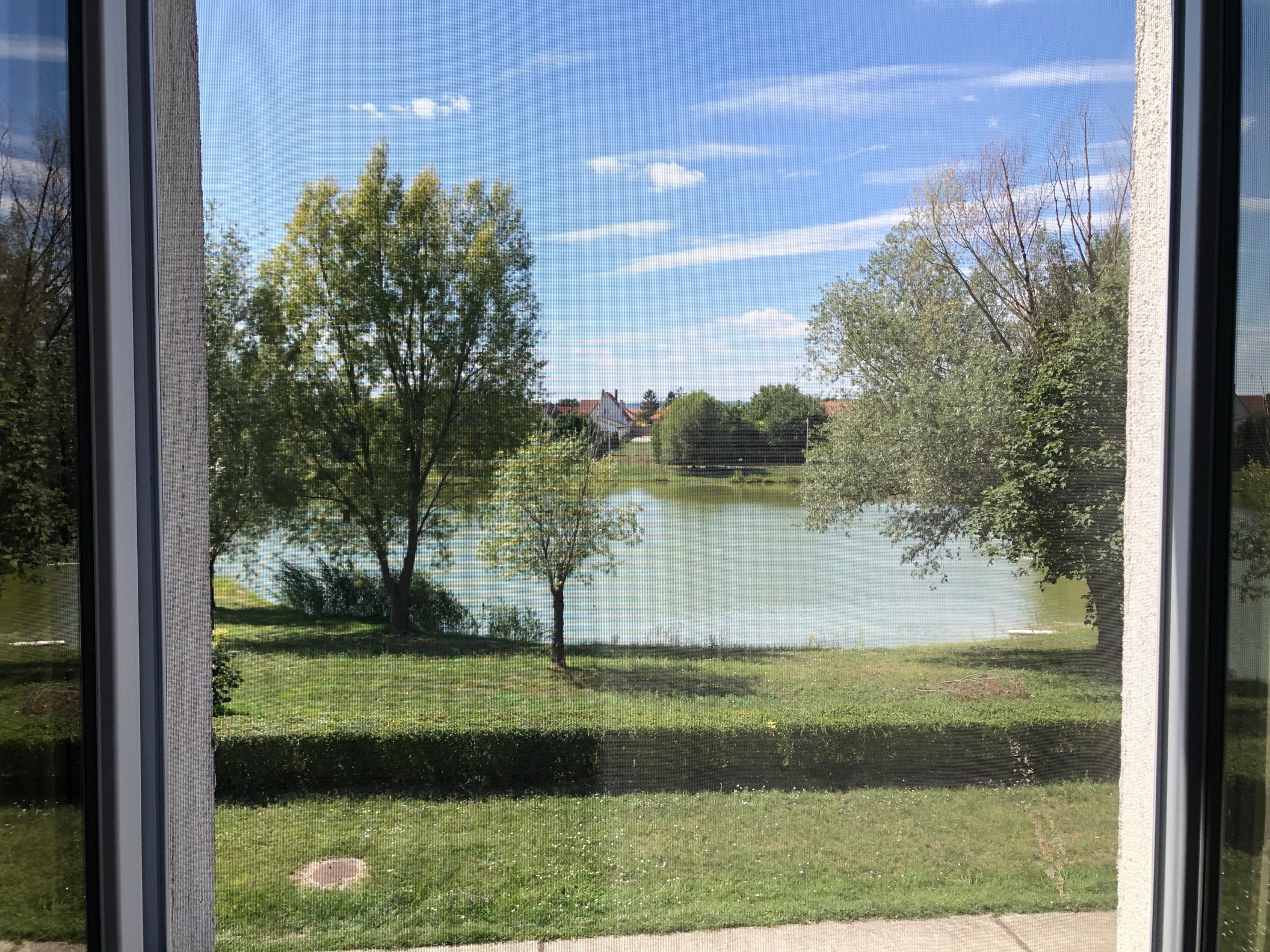 Lake View from Room Window