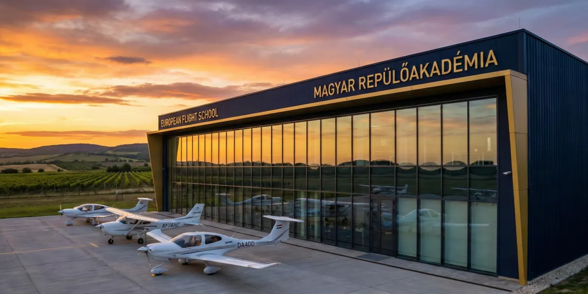 HunAviation uçuş okulu tesisleri